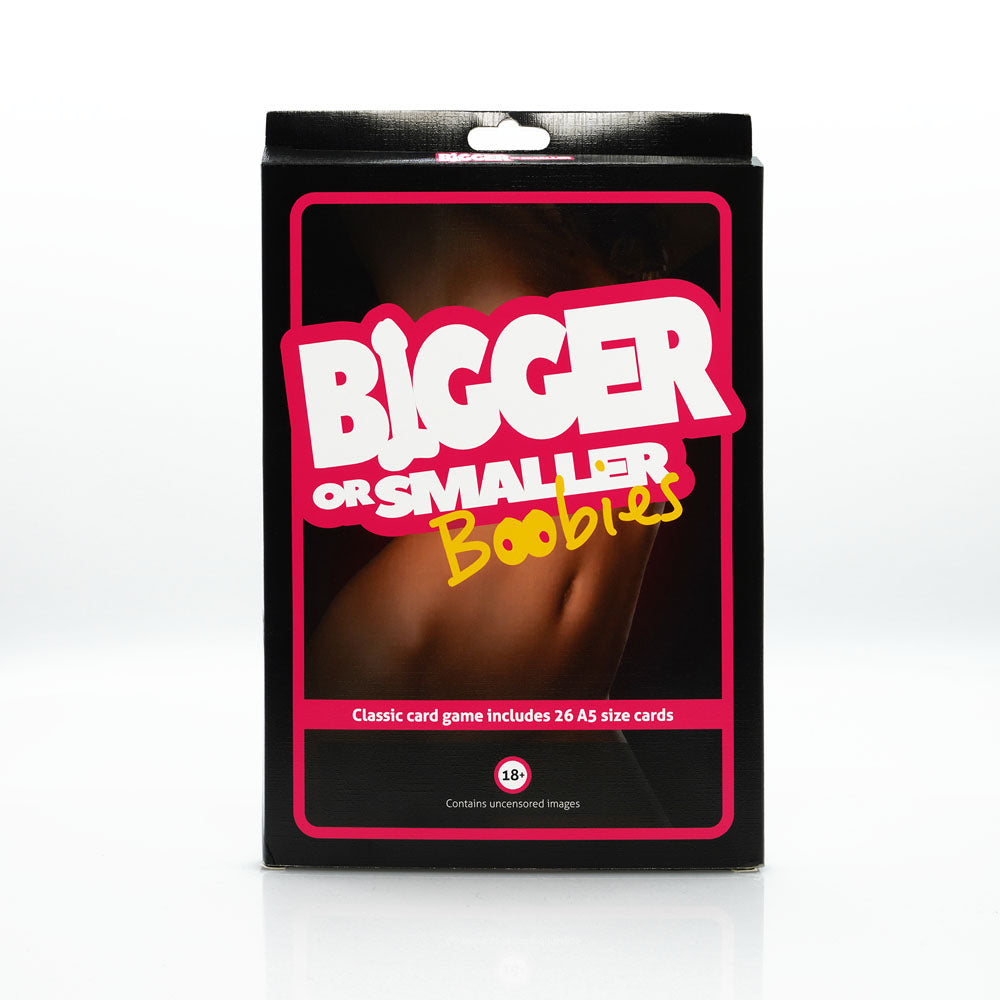Bigger or Smaller Boobs - Card Game - Hush Store Sydney 