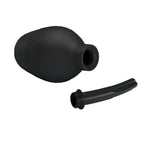 MR PLAY Anal Douche - Black - Black Unisex Douche - 310 ml Capacity