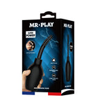 MR PLAY Anal Douche - Black - Black Unisex Douche - 310 ml Capacity