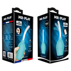 MR PLAY Anal Douche - Aqua/White Unisex Douche - 310 ml Capacity