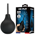 MR PLAY Anal Douche - Black - Black Unisex Douche - 224 ml Capacity - Hush Store Sydney 