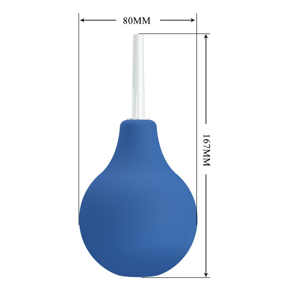 MR PLAY Anal Douche - Blue - Blue Unisex Douche - 224 ml Capacity