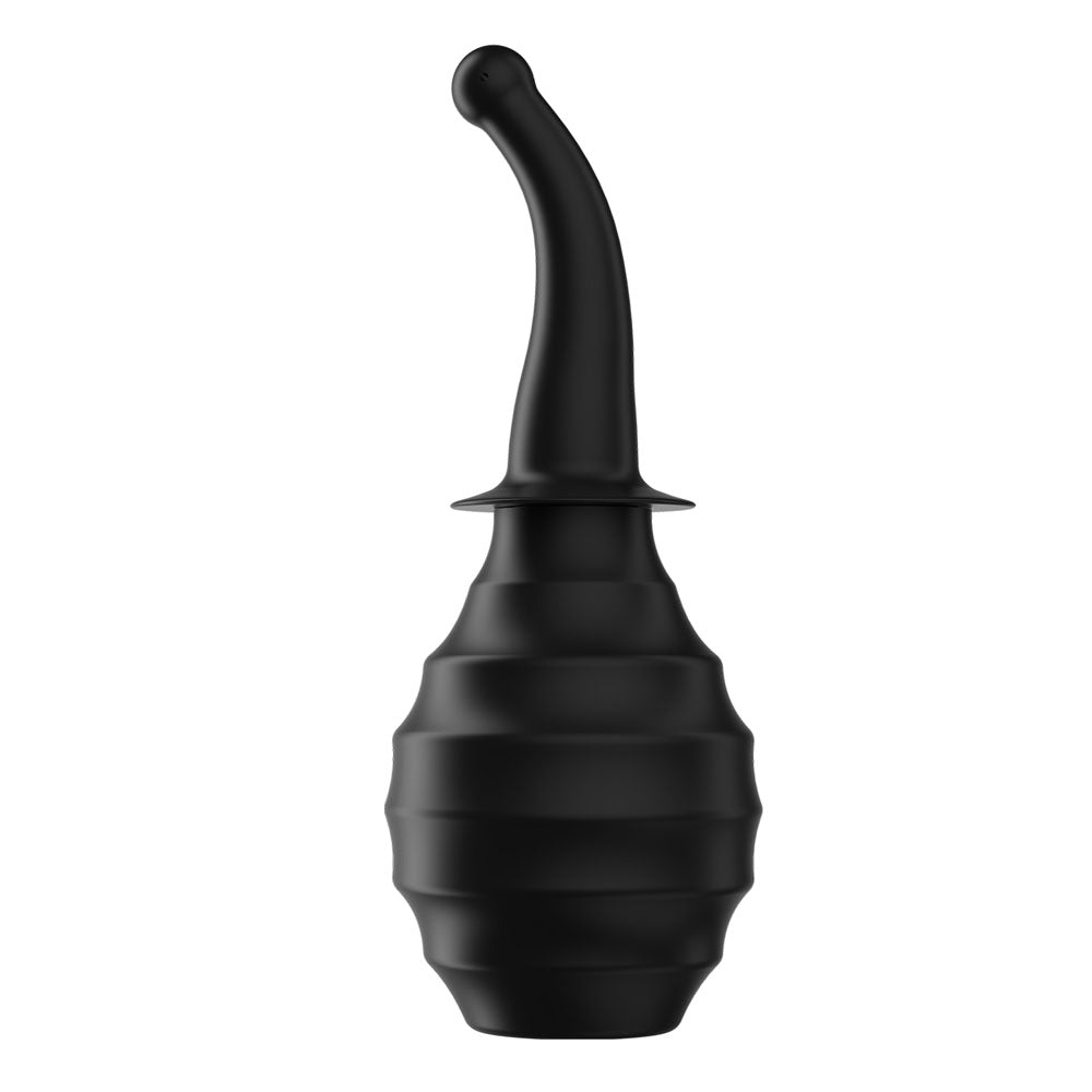 MR PLAY Anal Douche M6 - Black - Black Unisex Douche - 330 ml Capacity