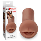 Pipedream Extreme Toyz Coed Cocksucker - Brown - Brown Mouth Stroker