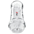 PDX Extreme Wet Pussies - Super Luscious Lips - Clear - Clear Self Lubricating Vagina Stroker