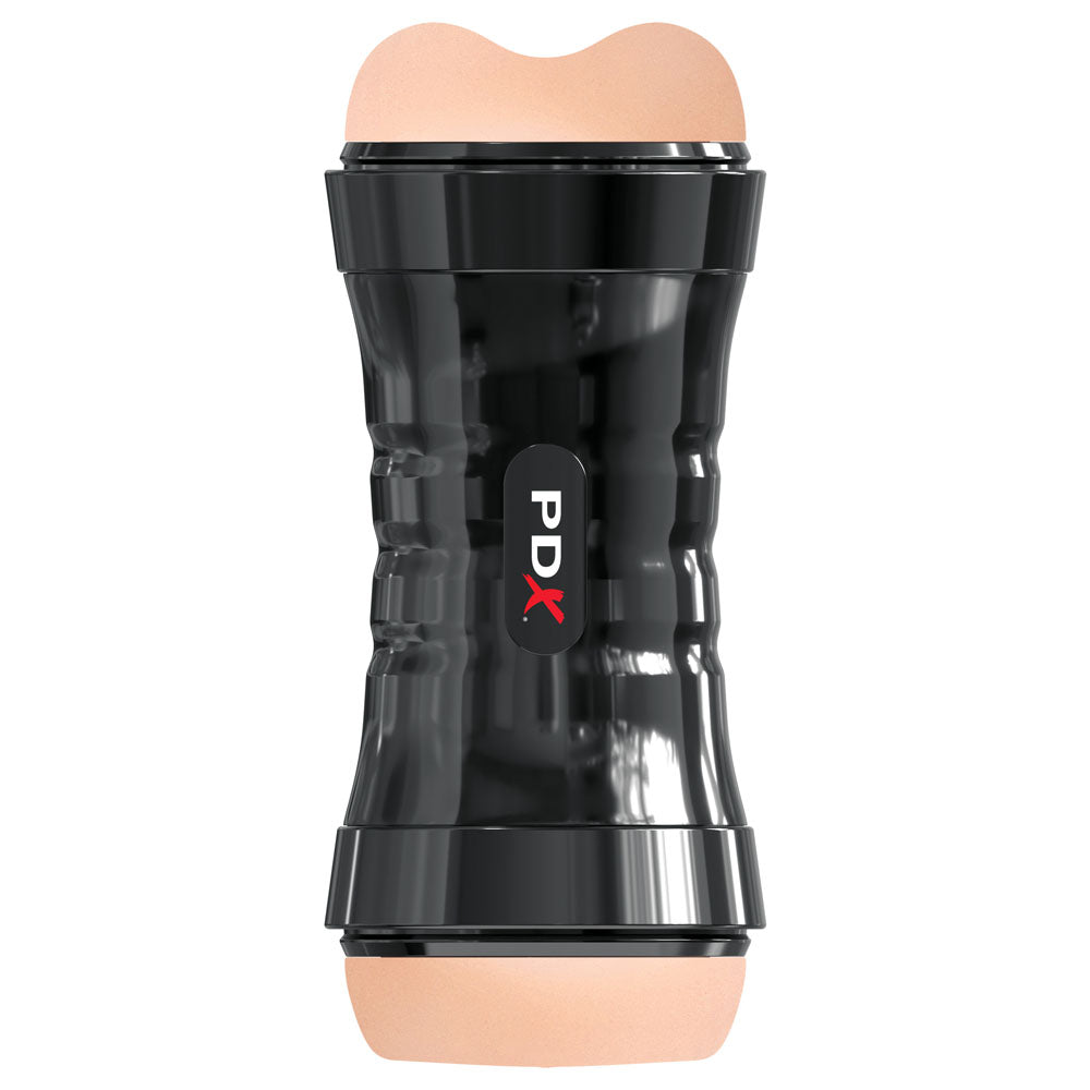 PDX Wet Pussies Super Flip-A-Pussy Over - Light - Flesh Dual Ended Stroker (Vagina & Ass)