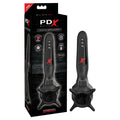 PDX Elite Vibrating Roto-Sucker - Black Vibrating Head Masturbator - Hush Store Sydney 