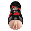 Pipedream Extreme Toyz Elite Vibrating Stroker Pussy - Flesh Vibrating Pussy Stroker - Hush Store Sydney 
