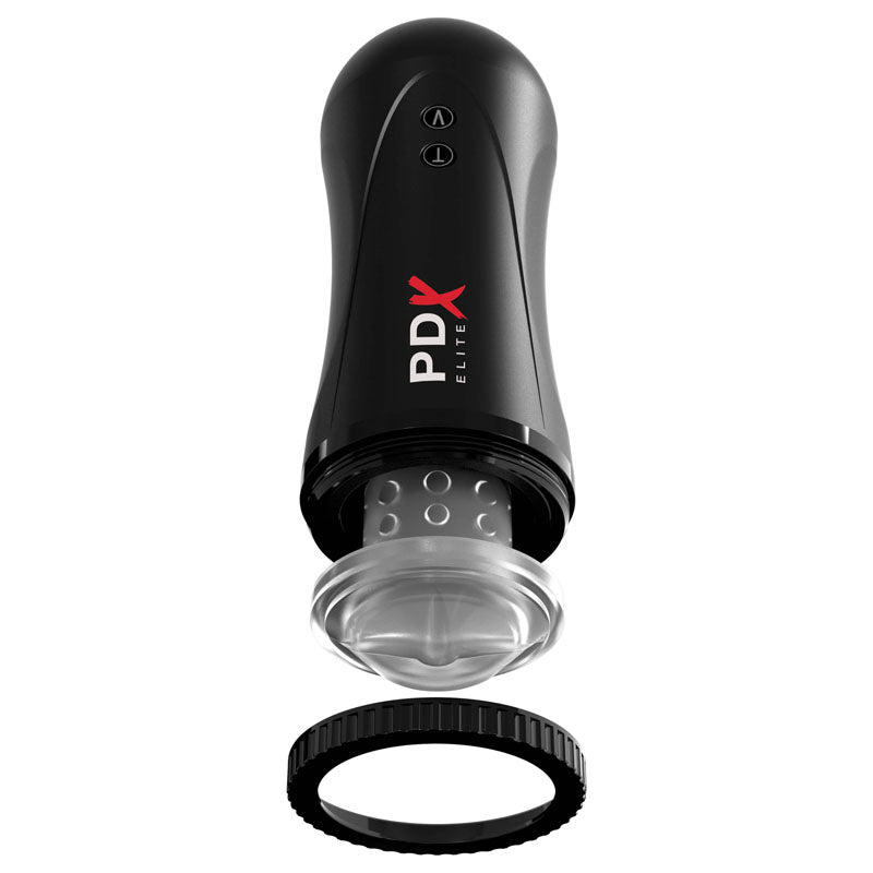 Pipedream Extreme Toyz Elite Moto Stroker - Black Powered Masturbator - Hush Store Sydney 