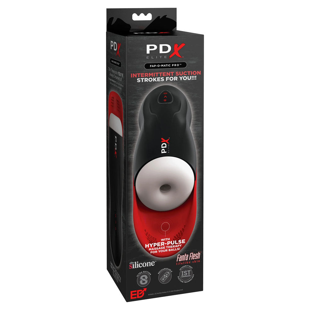 PDX Elite Fap-O-Matic Pro - USB Rechargeable Sucking Masturbator