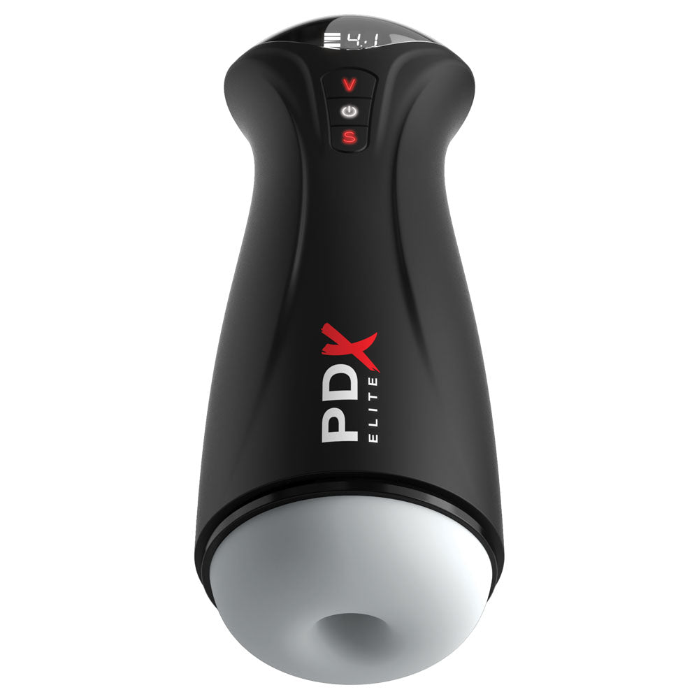 PDX Elite Fuck-Gasm - Flesh - USB Rechargeable Sucking & Vibrating Auto Stroker