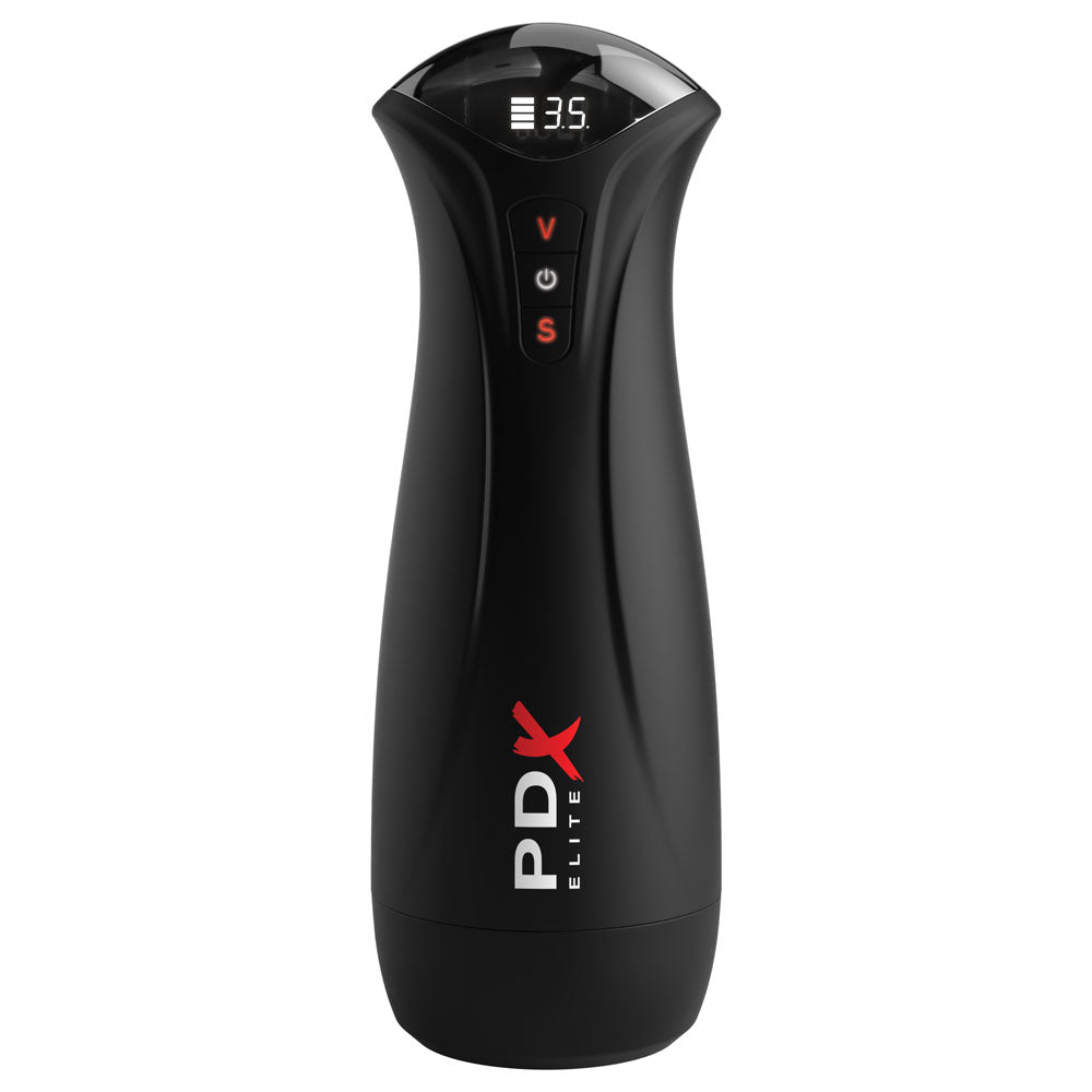PDX Elite Fuck-Gasm - Flesh - USB Rechargeable Sucking & Vibrating Auto Stroker