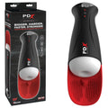 PDX Elite Fap-O-Matic Pro XL - White/Red - White USB Rechargeable Auto Stroker - Hush Store Sydney 