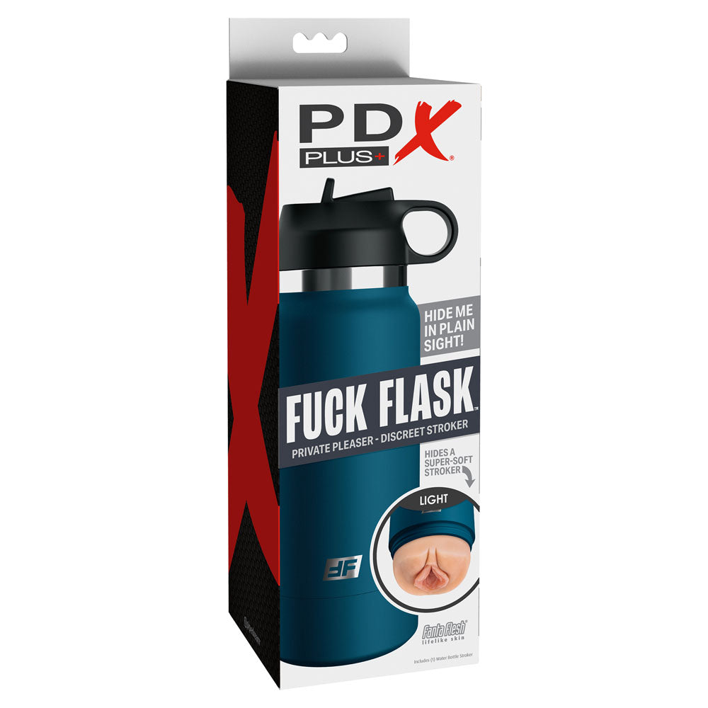 PDX Plus Fuck Flask - Private Pleaser - Flesh Discreet Vagina Stroker