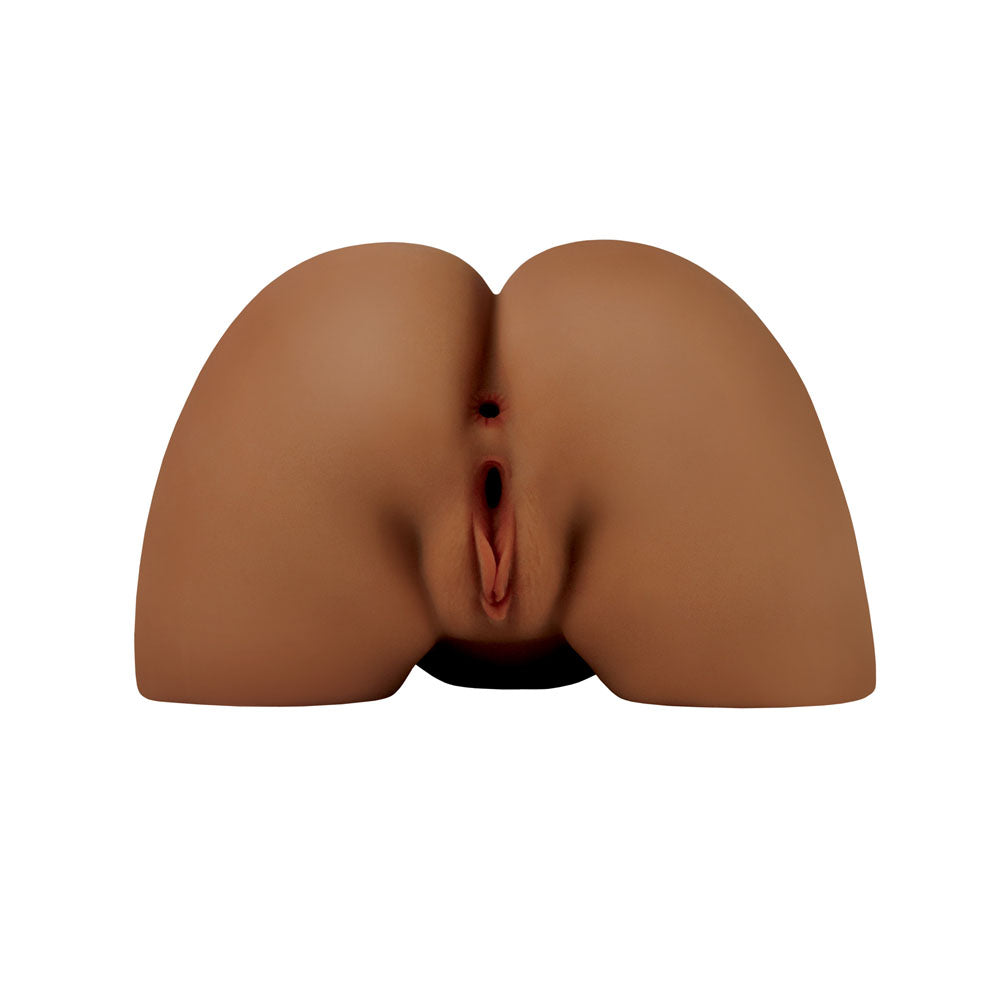 PDX Elite Shake That Ass - Brown - Brown USB Rechargeable Vibrating Mega Masturbator