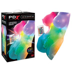 PDX Elite Go-Go Bator LED Mega Masturbator - Clear with LED Mini Torso Masturbator