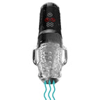 PDX Elite Ultra Milker Pro - Clear USB Rechargeable Vibrating & Sucking Auto Stroker