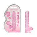 REALROCK 6'' Realistic Dildo With Balls - Pink 15.2 cm Dong - Hush Store Sydney 