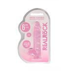 REALROCK 6'' Realistic Dildo With Balls - Pink 15.2 cm Dong - Hush Store Sydney 