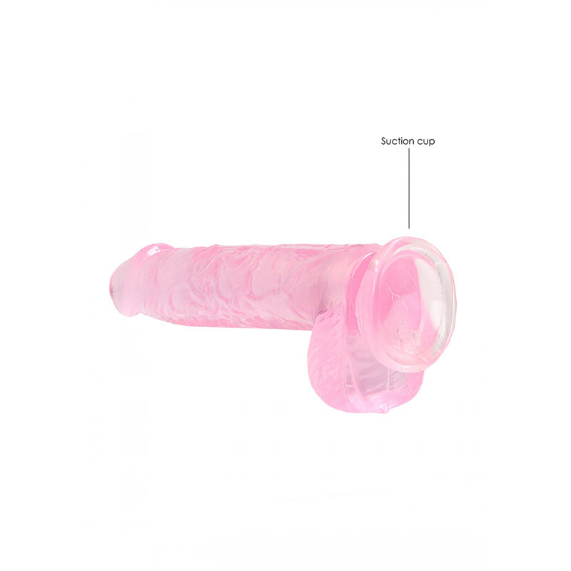 REALROCK 6'' Realistic Dildo With Balls - Pink 15.2 cm Dong - Hush Store Sydney 