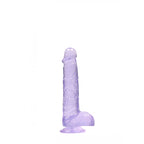 REALROCK 6'' Realistic Dildo With Balls - Purple 15.2 cm Dong - Hush Store Sydney 