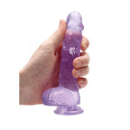 REALROCK 6'' Realistic Dildo With Balls - Purple 15.2 cm Dong - Hush Store Sydney 