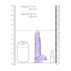 REALROCK 6'' Realistic Dildo With Balls - Purple 15.2 cm Dong - Hush Store Sydney 