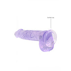 REALROCK 6'' Realistic Dildo With Balls - Purple 15.2 cm Dong - Hush Store Sydney 
