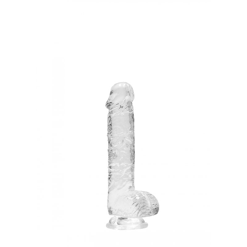 REALROCK 6'' Realistic Dildo With Balls - Clear 15.2 cm Dong - Hush Store Sydney 