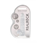 REALROCK 6'' Realistic Dildo With Balls - Clear 15.2 cm Dong - Hush Store Sydney 