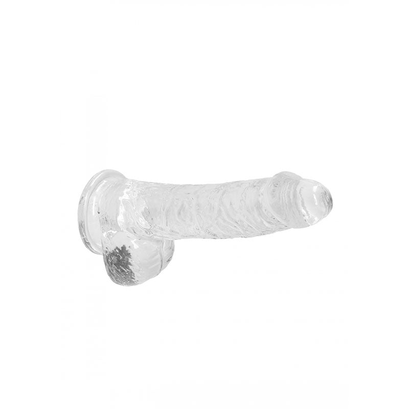 REALROCK 6'' Realistic Dildo With Balls - Clear 15.2 cm Dong - Hush Store Sydney 