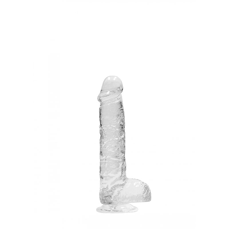 REALROCK 6'' Realistic Dildo With Balls - Clear 15.2 cm Dong - Hush Store Sydney 