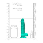 REALROCK 6'' Realistic Dildo With Balls - Turquoise 15.2 cm Dong - Hush Store Sydney 