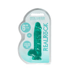 REALROCK 6'' Realistic Dildo With Balls - Turquoise 15.2 cm Dong - Hush Store Sydney 