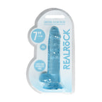 REALROCK 7'' Realistic Dildo With Balls - Blue 17.8 cm Dong - Hush Store Sydney 