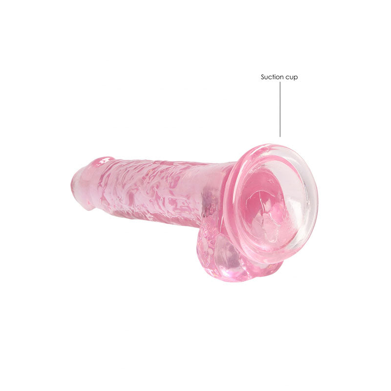 REALROCK 7'' Realistic Dildo With Balls - Pink 17.8 cm Dong - Hush Store Sydney 