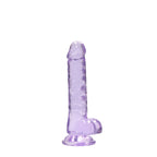 REALROCK 7'' Realistic Dildo With Balls - Purple 17.8 cm Dong - Hush Store Sydney 