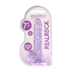 REALROCK 7'' Realistic Dildo With Balls - Purple 17.8 cm Dong - Hush Store Sydney 