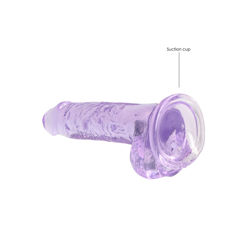 REALROCK 7'' Realistic Dildo With Balls - Purple 17.8 cm Dong - Hush Store Sydney 