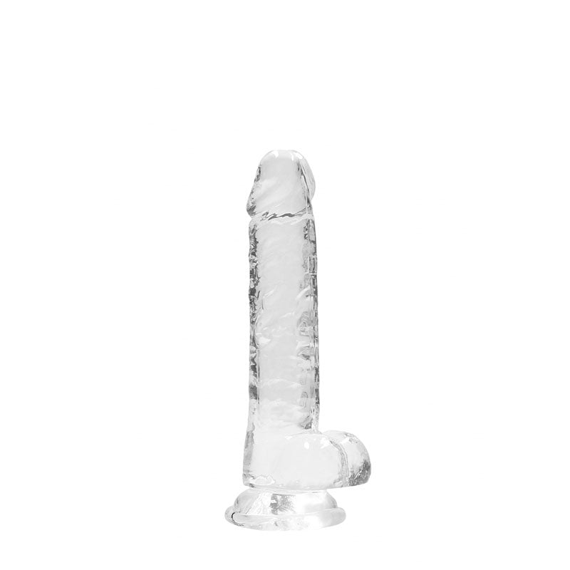REALROCK 7'' Realistic Dildo With Balls - Clear 17.8 cm Dong - Hush Store Sydney 