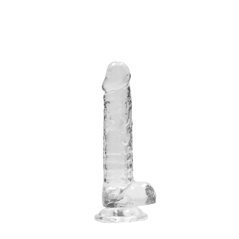 REALROCK 7'' Realistic Dildo With Balls - Clear 17.8 cm Dong - Hush Store Sydney 