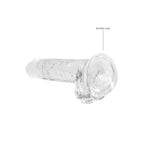 REALROCK 7'' Realistic Dildo With Balls - Clear 17.8 cm Dong - Hush Store Sydney 