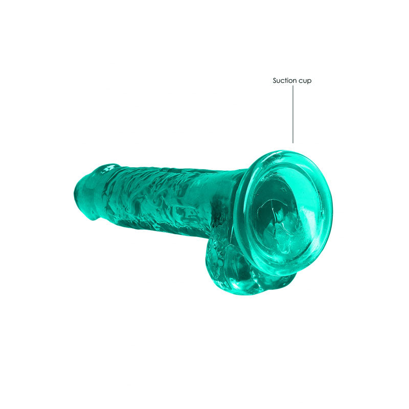 REALROCK 7'' Realistic Dildo With Balls - Turquoise 17.8 cm Dong - Hush Store Sydney 