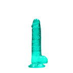 REALROCK 7'' Realistic Dildo With Balls - Turquoise 17.8 cm Dong - Hush Store Sydney 