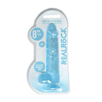 REALROCK 8'' Realistic Dildo With Balls - Blue 20.3 cm Dong - Hush Store Sydney 