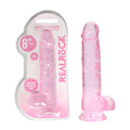 REALROCK 8'' Realistic Dildo With Balls - Pink 20.3 cm Dong - Hush Store Sydney 