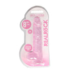 REALROCK 8'' Realistic Dildo With Balls - Pink 20.3 cm Dong - Hush Store Sydney 