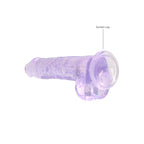 REALROCK 8'' Realistic Dildo With Balls - Purple 20.3 cm Dong - Hush Store Sydney 