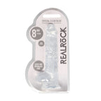 REALROCK 8'' Realistic Dildo With Balls - Clear 20.3 cm Dong - Hush Store Sydney 