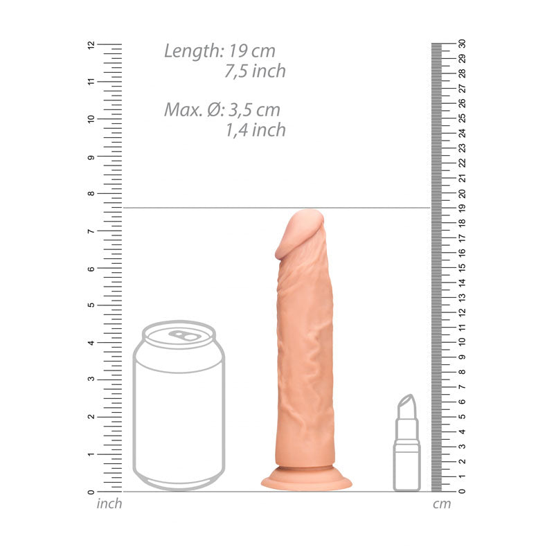 REALROCK 7'' Realistic Dildo - Flesh 17.8 cm Dong - Hush Store Sydney 